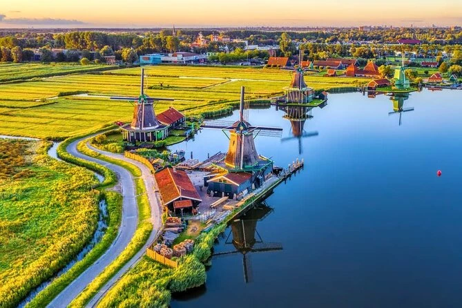 Voir les moulins à vents de Zaanse Schans