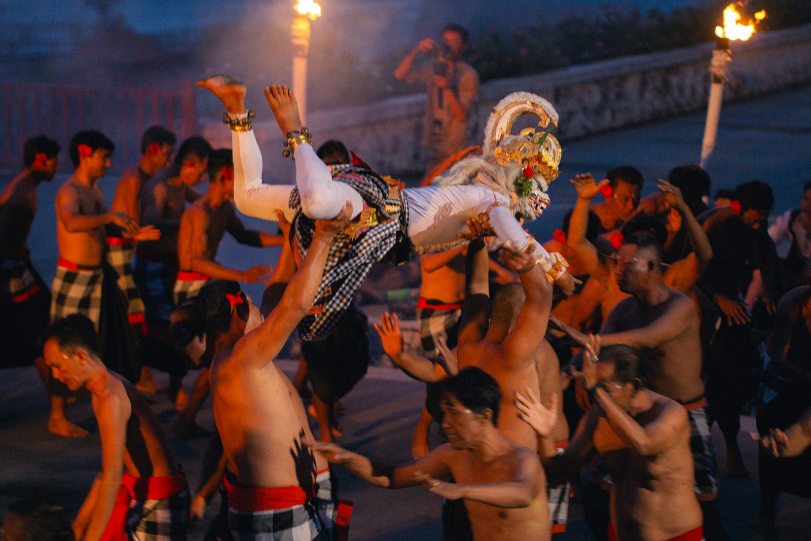 Kecak fire dance à Uluwatu